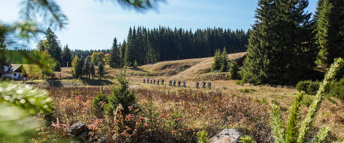 Na kole z Loučné do Přebuzi