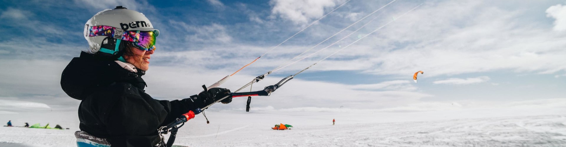 Snowkiting - Boží Dar