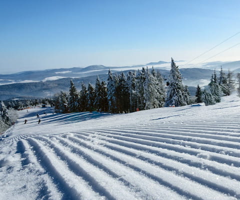 Sjezdovka na Klínovci