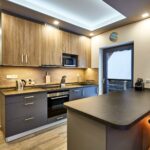 Kuchyňská linka apartmánu Lapland