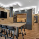 Kuchyňská linka apartmánu Nordic