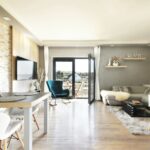 Obývací pokoj apartmánu Scandic Home