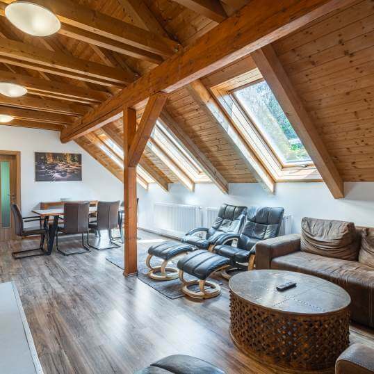 Interiér apartmánového domu Klínovec 129