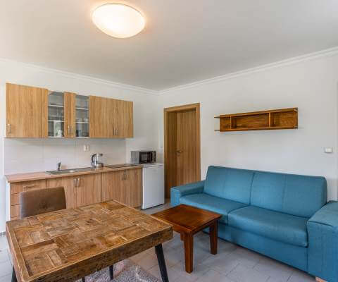 Interiér apartmánového domu Klínovec 129