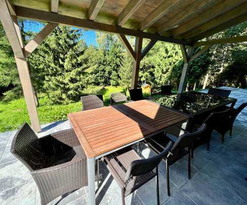 Terasa apartmánového domu Klínovec 129