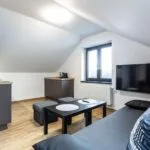 Obývací pokoj apartmánového domu Apartmány PLESSBERG