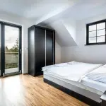 Ložnice apartm&aacute;nov&eacute;ho domu Apartm&aacute;ny Pod Ple&scaron;ivcem