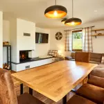 Ob&yacute;vac&iacute; pokoj apartm&aacute;nov&eacute;ho domu Apartm&aacute;ny Pod Ple&scaron;ivcem