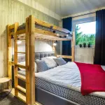 Ložnice apartm&aacute;nu v Aparthotelu Kl&iacute;novec Views