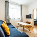Ob&yacute;vac&iacute; pokoj apartm&aacute;nov&eacute;ho domu U Pivovaru