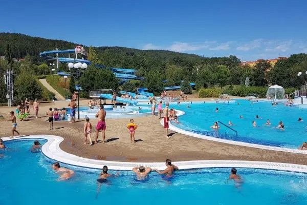 Aquapark v Kl&aacute;&scaron;terci n. Ohř&iacute;