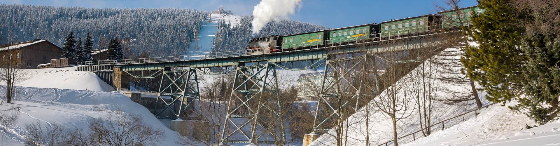 Parní mašina Fichtelbergbahn