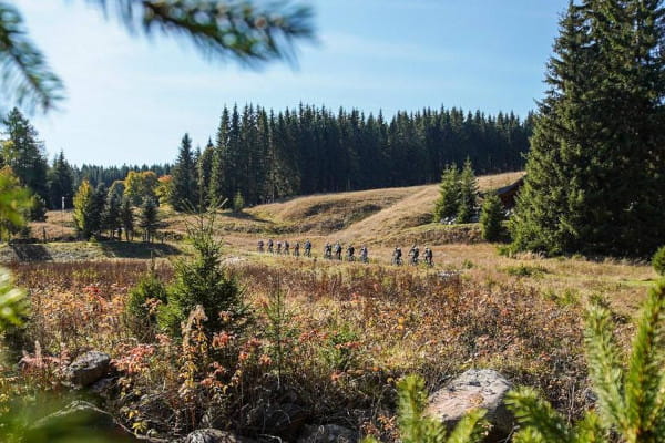 Na kole z Loučné do Přebuzi
