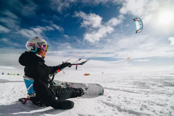 Snowkiting - Bož&iacute; Dar