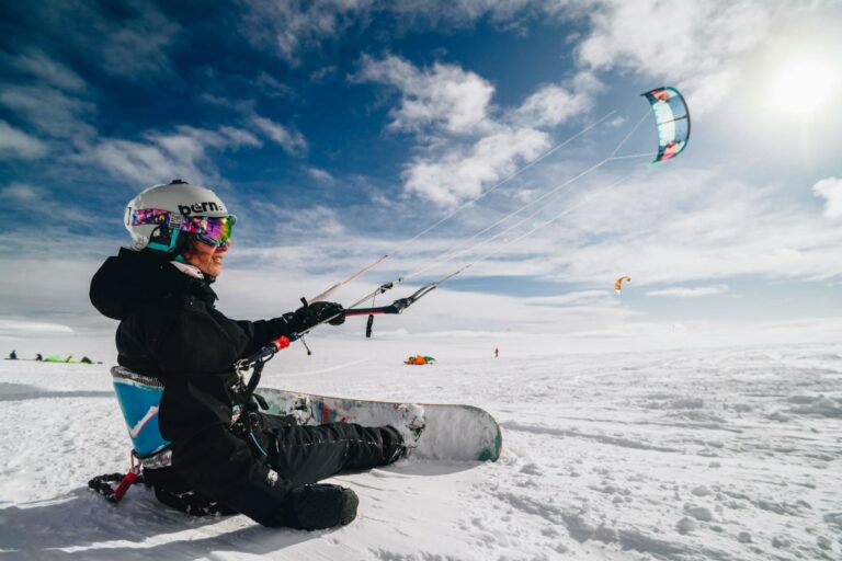 Snowkiting - Boží Dar