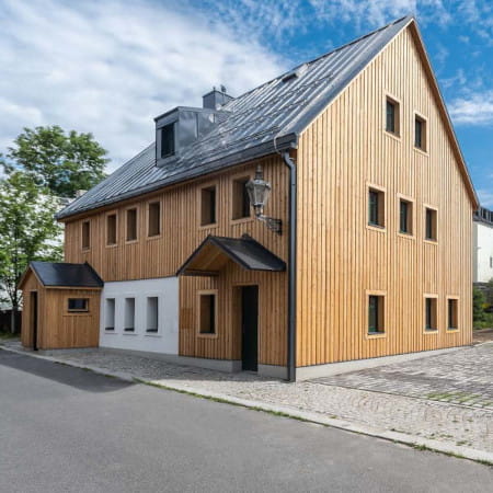 Exteriér apartmánového domu Apartmány Volf