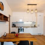 Kuchyňský kout apartmánu Adina 3 v komplexu Ski Chalet Klínovec