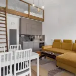 Apartm&aacute;ny Kl&iacute;novec Meadows, studiov&yacute; apartm&aacute;n se spac&iacute;m patrem