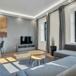 Obývací pokoj apartmánového domu Abertamy Rezidence