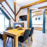 Obývací pokoj apartmánu Adina 9 v komplexu Ski Chalet Klínovec
