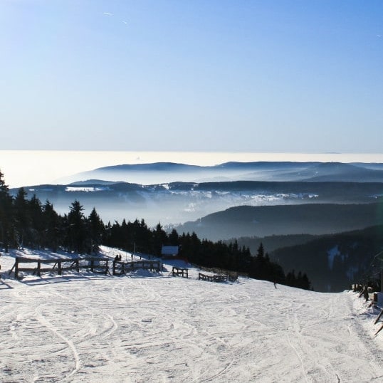 Sjezdovka ve Ski areálu Klínovec