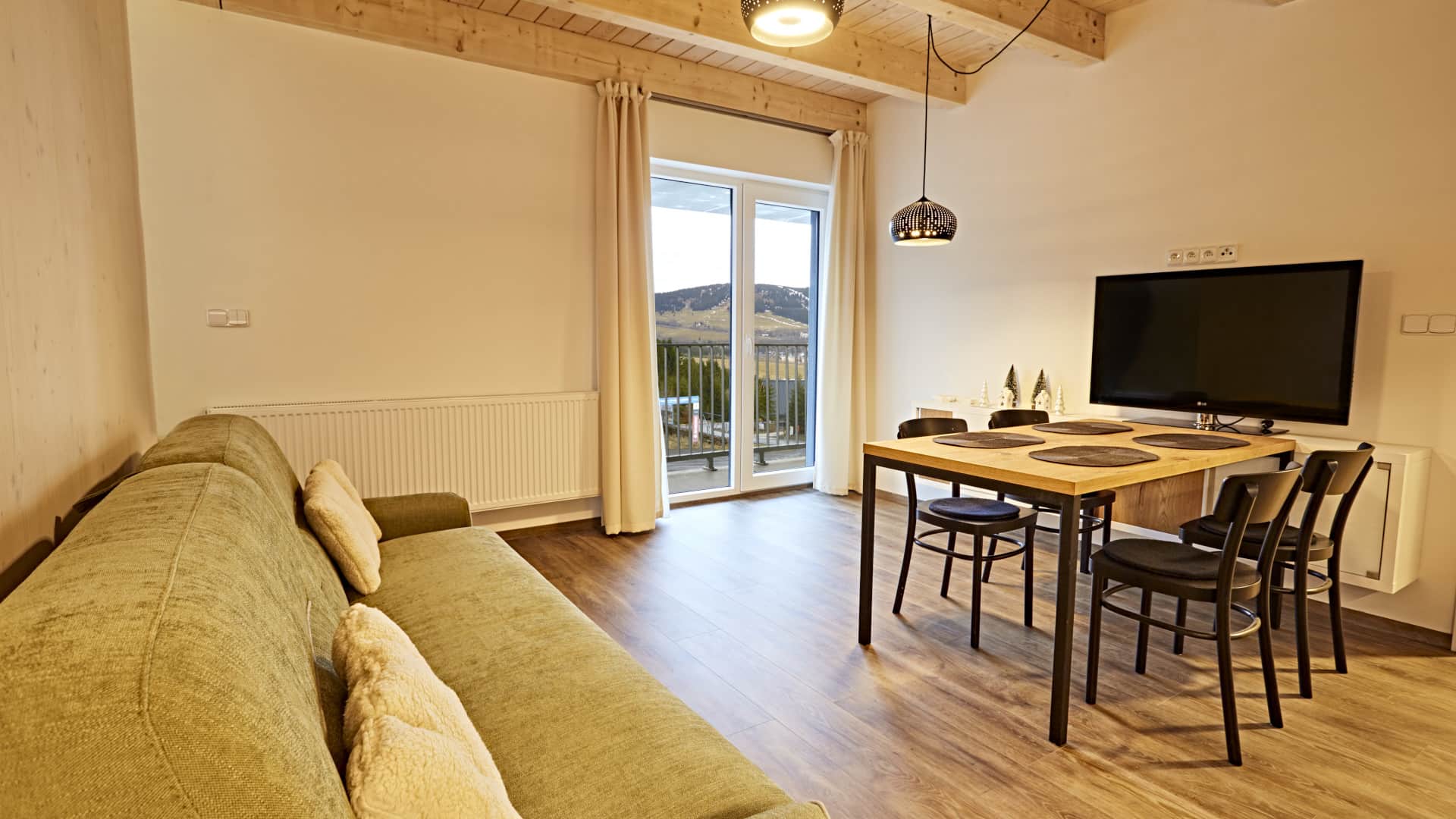 Obývací pokoj apartmánu A25