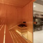Finsk&aacute; sauna s odpoč&iacute;v&aacute;rnou v Abertamy Platz